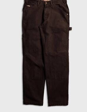 NEW IRON & RESIN men's double knee journeyman pant in brown